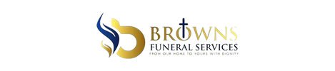 browns funeral services logo